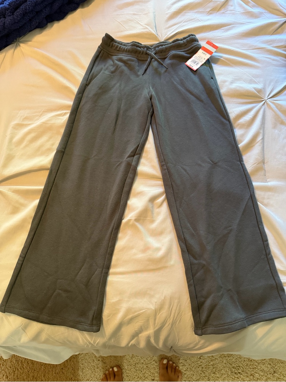 Kids Charcoal Fleece Joggers - Dark Gray